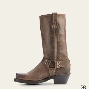 Frye Harness 12 Boots in Smoke